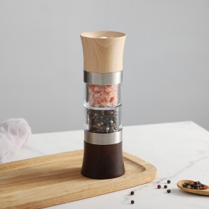 Bulk Wood Combined Salt and Pepper Mill