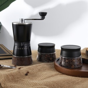 Commercial Manual Burr Coffee Grinder with Steel Burr