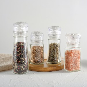 Compact Salt and Pepper Grinder with Plastic burr