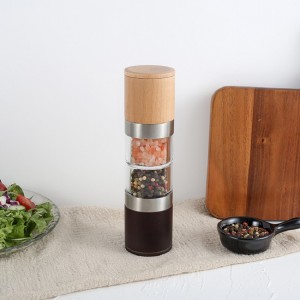 Custom 2 in 1 Combined Salt and Pepper Mill