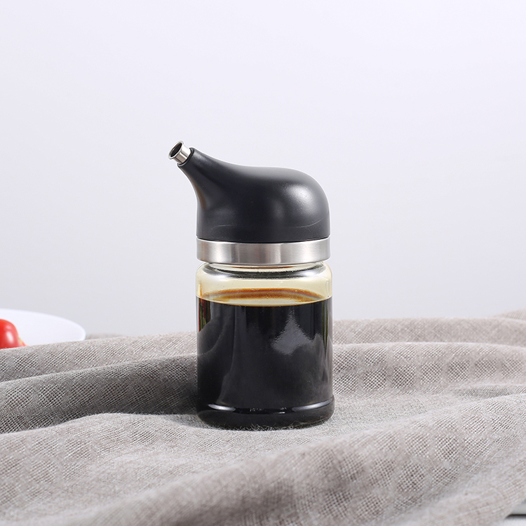 Custom Dripless Olive Oil Dispenser with Glass Jar