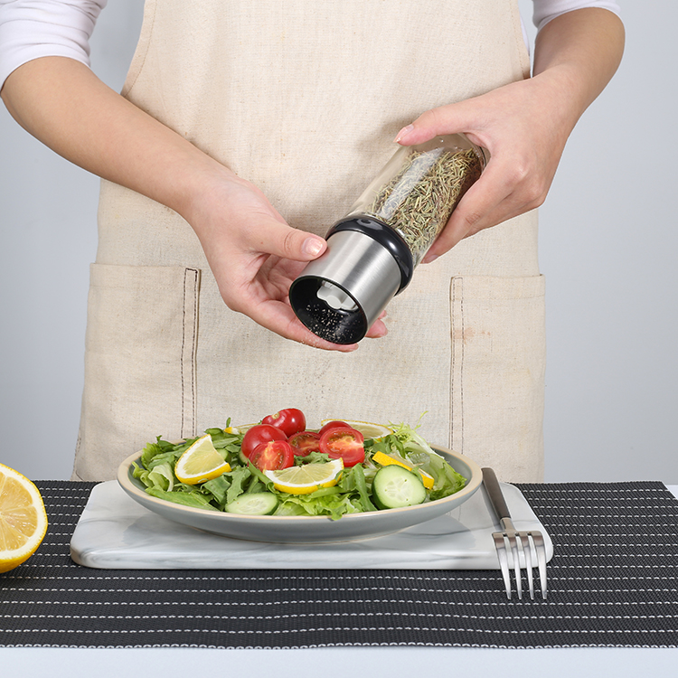 Custom Manual Stainless Steel Salt and Pepper Grinder
