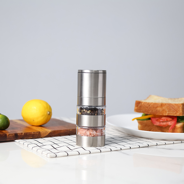 ODM Stackable Multi-Layer Pepper Grinder with Adjustable Ceramic Grinder