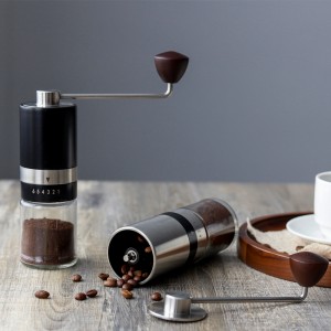 Custom Hand Coffee Grinder with Steel Core