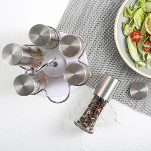 Customized 304 Stainless Steel Salt and Pepper Grinder Set