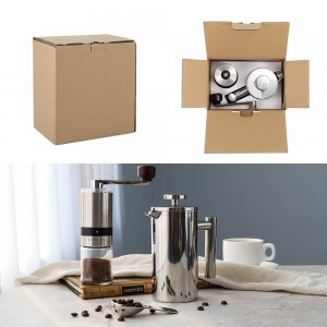 Customized Manual Coffee Mill & Stainless Steel French Press