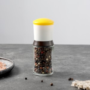 ODM Colorful Manual Plastic Salt and Pepper Grinders with Ceramic Burr