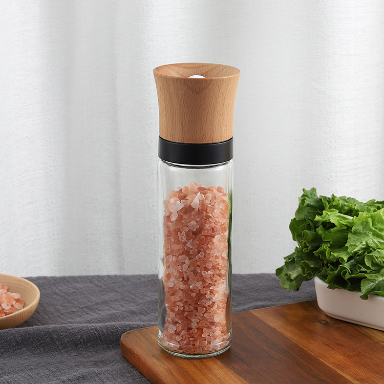 ODM Custom Wood Manual Spice Mill Grinder 1