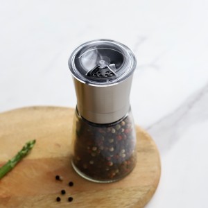 ODM Stainless Steel Salt and Pepper Grinder with Multifunctional Lid