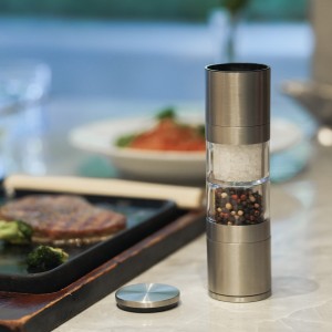 ODM&OEM Metal Dual-Combination Salt And Pepper Mill