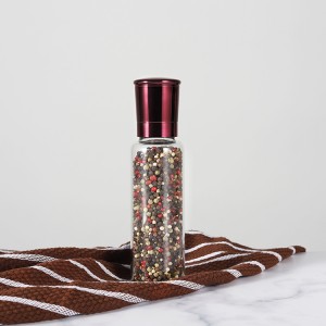 OEM&ODM 260ml Glossy Salt Pepper Mill Adjustable Ceramic Grinder