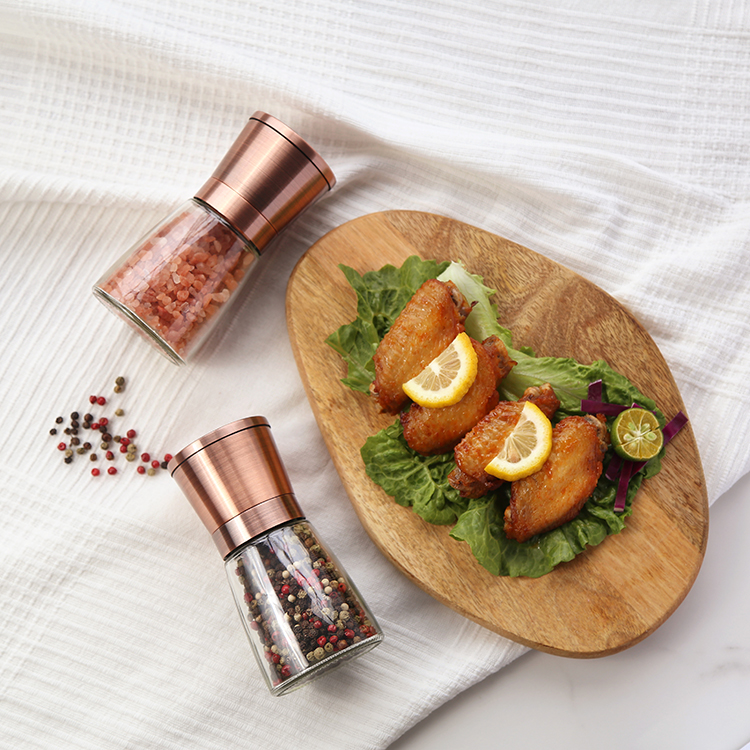 Personalized Pepper Grinder Metal Set with Base
