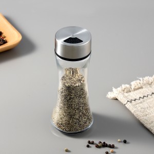 Wholesale Glass Salt Powder Shaker with Adjustable Lid