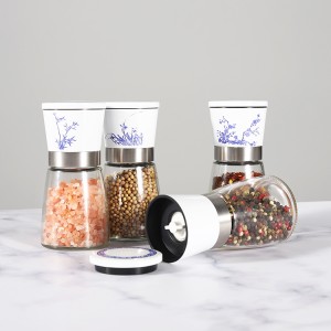 Wholesale Adjustable Spice Mill with Celadon Pattern