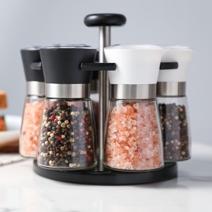 Wholesale Manual Spice Grinder Set with Stand